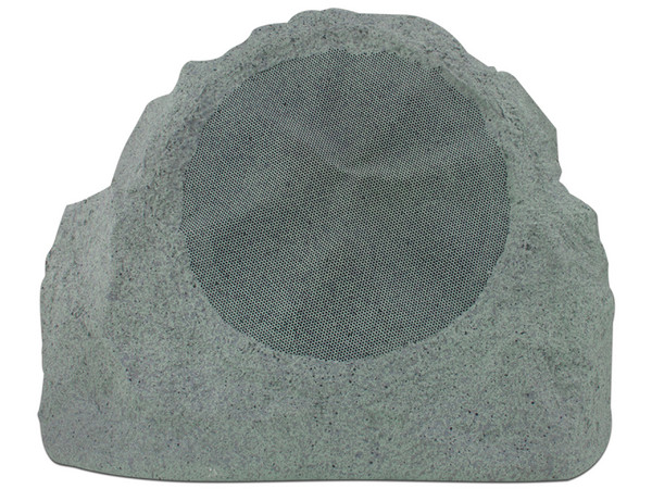 Bocina Exterior TRUAUDIO RK-8-GY de 150W, Respuesta de frecuencia 40Hz-20kHz, Forma de roca. Color Gris.