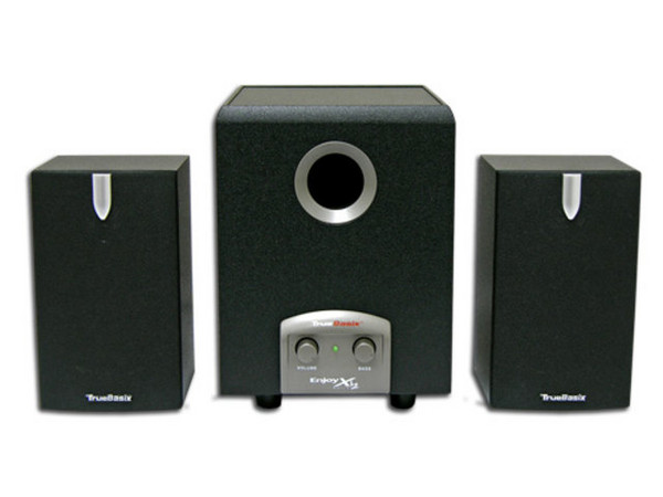 Bocinas TrueBasix 2.1, 2500W PMPO. Color Negro