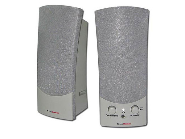 Bocinas TrueBasix TXS-300, 300W PMPO. Color Beige