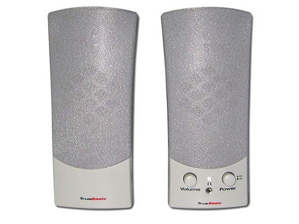 Bocinas TrueBasix TXS-300, 300W PMPO. Color Beige