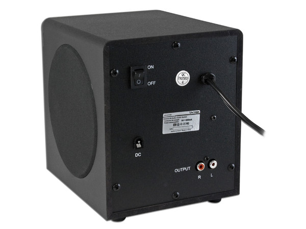 Bocinas Vorago Black Bass 2.1 con Subwoofer, 120 Watts PMPO