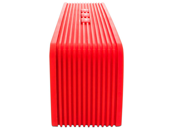 Bocina portátil recargable Vorago BSP-100-V2, Bluetooth, 3.5mm. Color Rojo.