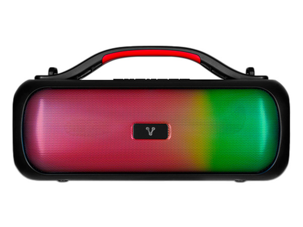 Bocina Vorago BSP-440, Bluetooth, RGB, IPX5. Color Negro