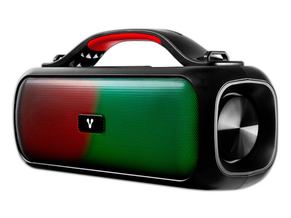 Bocina Vorago BSP-440, Bluetooth, RGB, IPX5. Color Negro