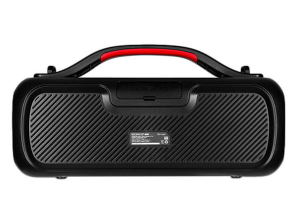 Bocina Vorago BSP-440, Bluetooth, RGB, IPX5. Color Negro