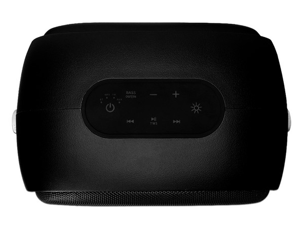 Mini Bafle Inalámbrico Vorago Karaoke KSP-455, 40W, Bluetooth, USB, IPX5, Color Negro.