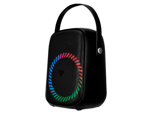 Mini Bafle Inalámbrico Vorago Karaoke KSP-455, 40W, Bluetooth, USB, IPX5, Color Negro.