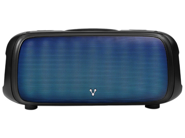 Bocina Portátil Vorago KSP-530, Iluminación LED, Bluetooth, USB, Color Negro.