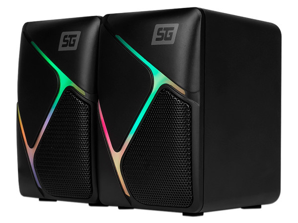 Bocinas 2.0 Vorago Start the Game SPK-108 para computadora, RGB, 3.5mm.
