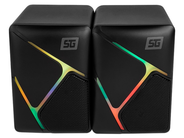 Bocinas 2.0 Vorago Start the Game SPK-108 para computadora, RGB, 3.5mm.
