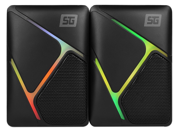 Bocinas Vorago Start the Game SPK-108 RGB, 2.0, USB, 3.5mm. Color Negro.