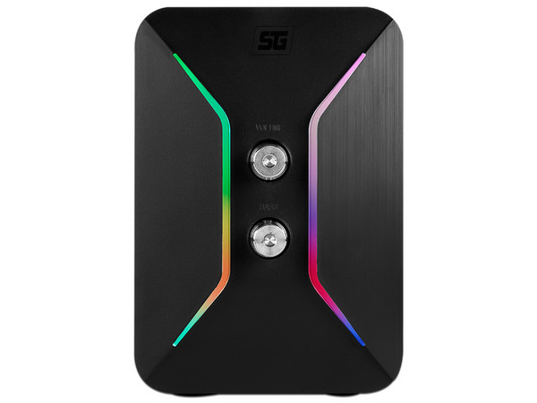 Bocinas Vorago Start the Game SPK-250 2.1, RGB, 3.5mm, Bluetooth. Color Negro
