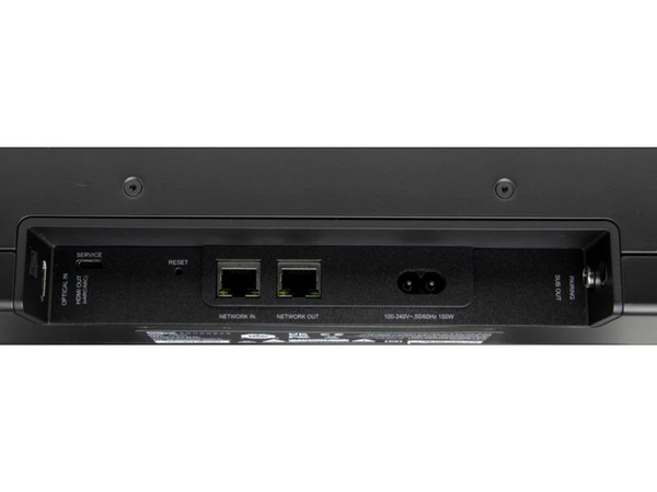 Barra de Sonido Inalámbrica VSSL Serie SX, Wi-Fi 4, Ethernet, USB-C, Compatible con Asistentes de Voz. Color Negro.