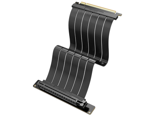Cable riser PCI-E 4.0 Antec AT-RCAB-BK200-PCIE4-RTX40, para tarjeta de video RTX 40, color negro.