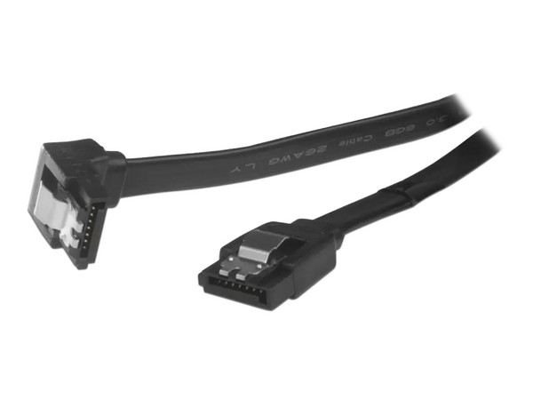 Cable SATA, Batauro, SATA 3.0 Macho Recto, 6Gbps, 30 cm, Color Negro.