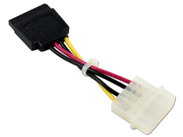 Cable adaptador de energía de conector Molex a SATA.