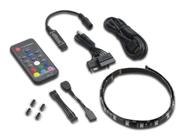 Kit de Iluminación LED CableMod WideBeam de 60cm, Magnético, RGB.