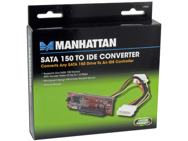 Convertidor Manhattan de SATA 150 a IDE