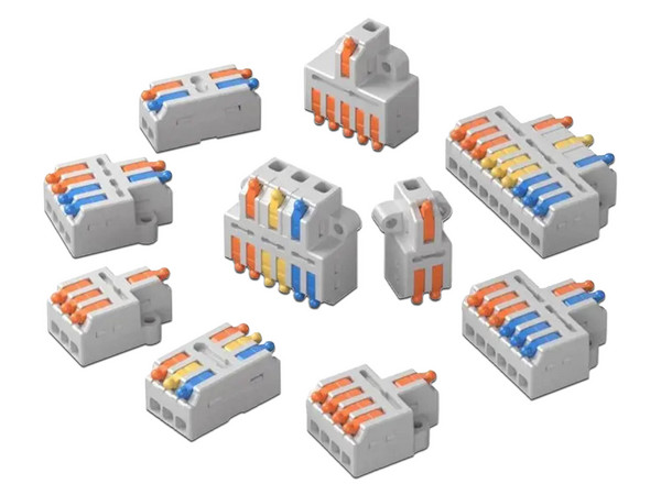 Conectores de Empalme Rapido Sonoff D1-2, Identificados por Colores, AWG24-12, Contiene 54 Conectores.