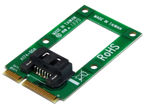 Adaptador mSATA a SATA para Disco Duro o SSD.