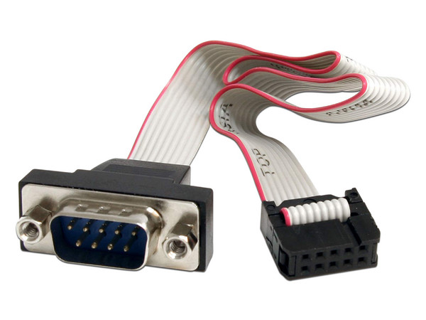 Cabezal Bracket de puerto Serie RS232 Serial con conexión a Placa Base de 0.4m