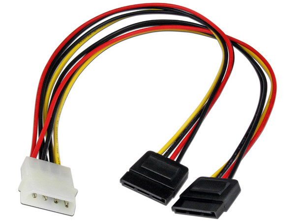 Adaptador de Corriente de Molex a SATA Hembra-Macho