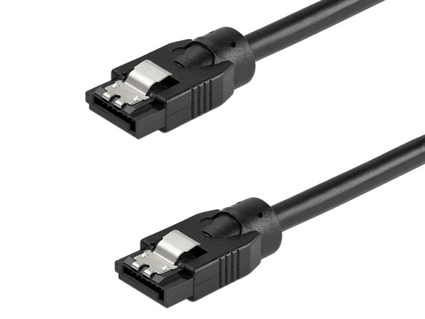 Cable de Datos SATA StarTech con conectores de cierre, 1 metro, color negro