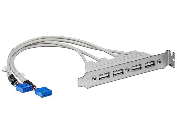 Adaptador USB tipo A de 4 puertos para Tarjeta Madre.