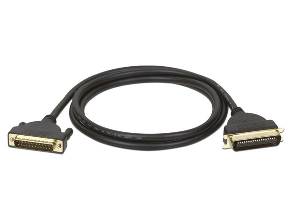 Cable paralelo para impresora TRIPP-LITE de DB25 (macho) a Cen36 (macho), 3 m. Color negro.