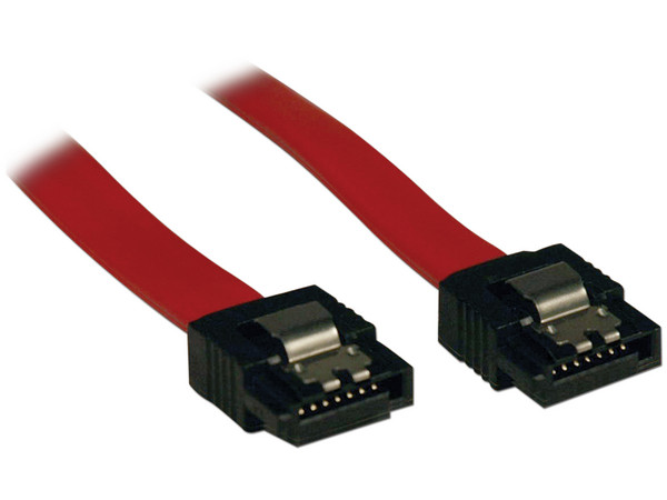 Cable de señal serial ATA (SATA) asegurable (7 pines/7 pines), 20 cm.