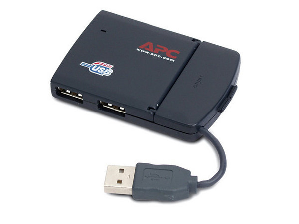 Hub de Viaje APC USB 2.0 de cuatro puertos