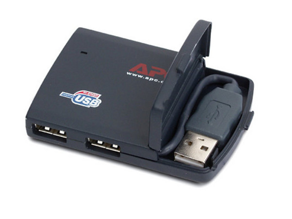 Hub de Viaje APC USB 2.0 de cuatro puertos