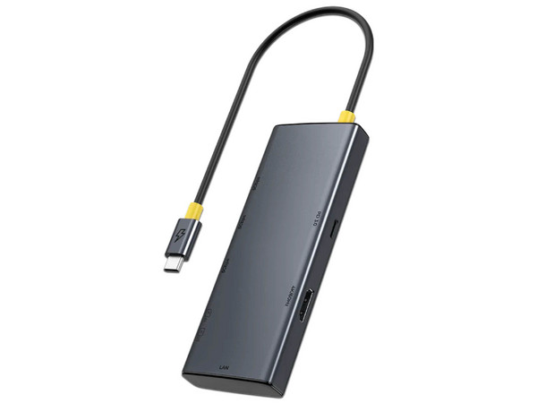 Hub USB Acteck Nexus Dock Pro AC-944601, USB Tipo C a HDMI 2.1, USB Tipo A 3.2, USB Tipo C, Lector SD y MicroSD. Color Plata.