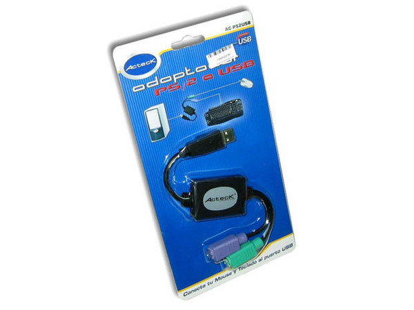 Adaptador PS/2 para mouse y teclado a USB