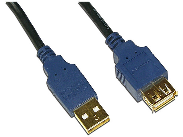 Extensión de cable USB 2.0, 1.8m, entrada A(m) A(h)