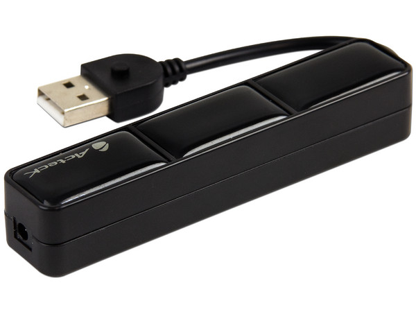 Hub USB Acteck Mini port HU520 de 4 Puertos.