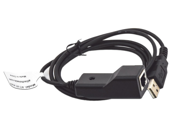 Adaptador Allied Telesis AT-VT-KIT3, USB Tipo A a RJ-45 (M-H), 1.2m, Color Negro.