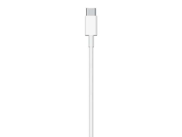 Cable USB-C a Lightning Apple, Longitud 1.0 m. Color Blanco.