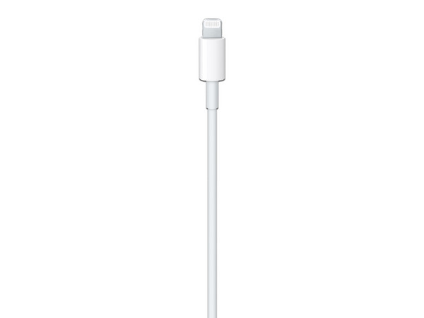 Cable USB-C a Lightning Apple, Longitud 1.0 m. Color Blanco.