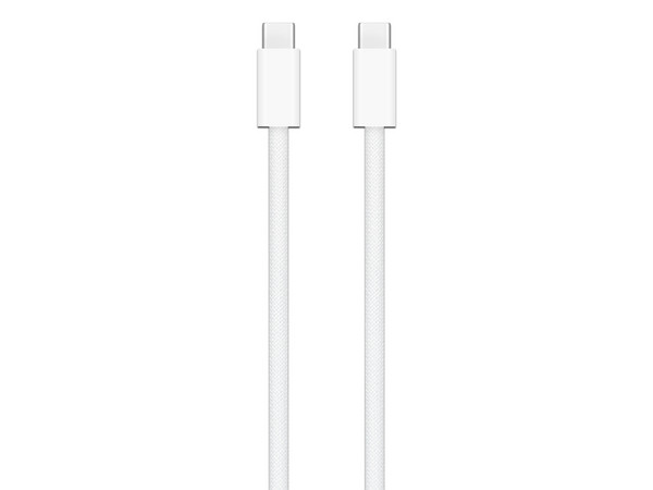 Cable Apple de Conector USB-C a USB-C, hasta 240W, 2m. Color Blanco.