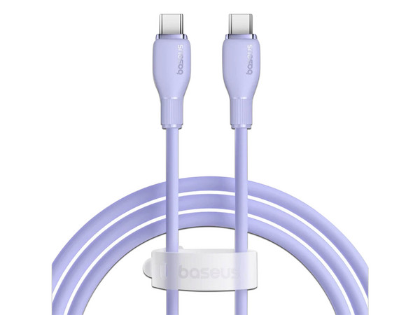 Cable USB Tipo C Baseus P10355702511-B3, Carga Rápida, 100W, 1.2m. Color Morado.