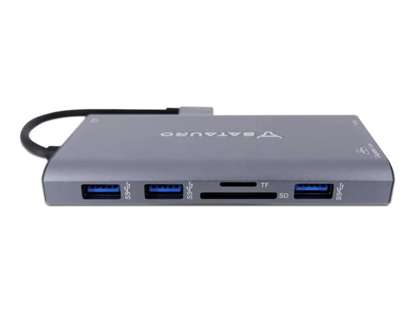 Adaptador Hub Concentrador USB-C a HDMI, VGA, USB 3.0, USB-C y SD.