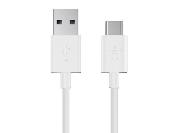 Cable USB Belkin MIXIT, USB a USB-C, 1.8m, Color Blanco.