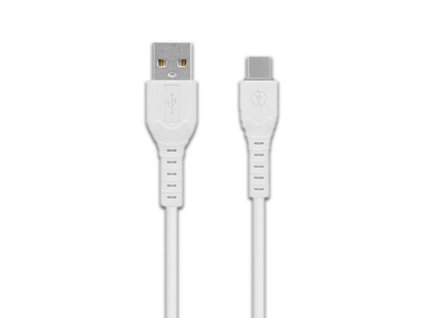 Cable Brobotix USB-C (M) a USB-A (M), 1 m. Color Blanco.