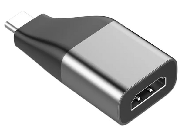Adaptador BRobotix USB-C (M) a HDMI (H), Color Gris.