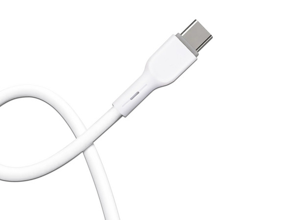 Cable BRobotix de Conector USB-C 3.0 a Lightning, 1m, Carga rápida. Color Blanco.