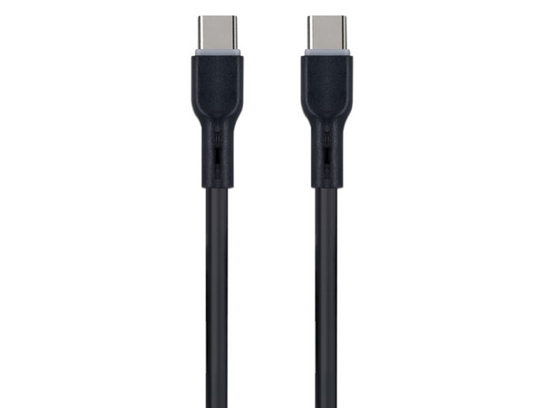 Cable de Carga USB Tipo C 3.0 BRobotix 6008577, USB Tipo C a USB Tipo C (M-M), 3m. Color Negro.