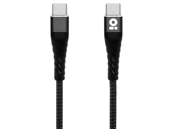 Cable USB BRobotix de USB-C a USB-C (M-M), 1m. Color Negro.