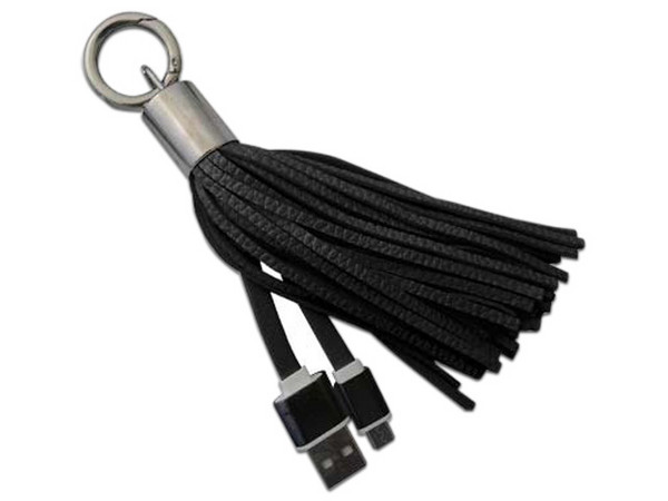 Cable BRobotix USB 2.0 a Micro USB (M-M), de 20cm. Color Negro.