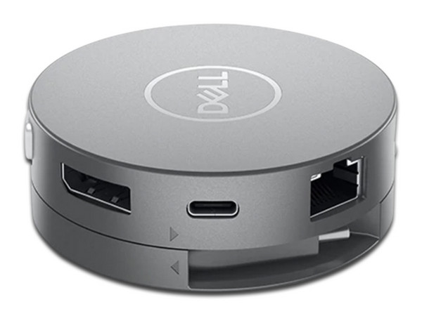 Adaptador móvil USB-C Dell DA310, de 7 interfaces.